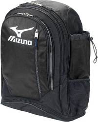Mizuno Black/Black Organizer Bat Pack - Softball Backpacks